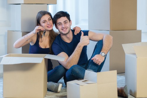 Office removals team planning a business relocation in Newbarnet