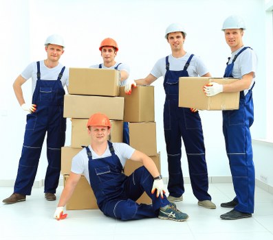 Careful transport of fragile items during a flat removal