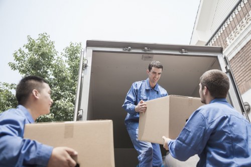 Employee training session for safe storage handling practices