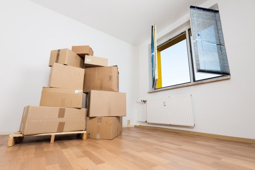 Secure packing of documents and electronics for office removals in Newbarnet